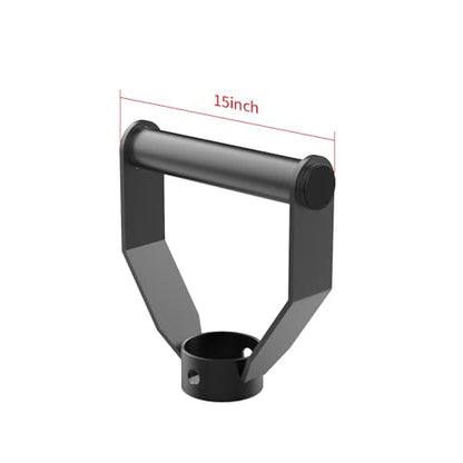 Adjustable kettlebell Handle, Heavy Duty Kettlebell Handle for Plates, Loading Pin with D-bar, Double D-bar and T-bar for Olympic Weight Plates, Hold Up 200lbs. - color: Extra D-bar