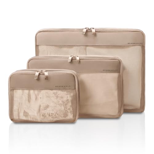 Briggs & Riley Travel Essentials Check In Compression Packing Cube Set - color: Tan, size: Checked