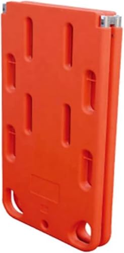 Foldable Spine Board Stretcher, Durable PE Material | 12 Handholds & 8 Strap Positions | Lightweight & Portable | High Load Capacity 350.5 lbs | Ideal for EMT, Firefighters, Lifeguards