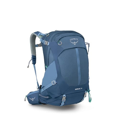 Osprey Sirrus 34L Women's Hiking Backpack, Blue OS - color: Sevres Blue, style: 34l