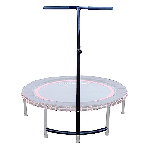 Leaps & ReBounds: Adjustable Stabilizer Bar - Fits All L&R Fitness Trampolines - Grippable & Cushy Foam Handles - Easy Assembly, Slips Over Existing Legs - Trampoline Sold Separately - size: 40