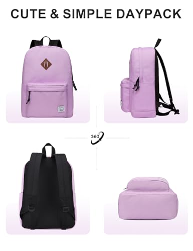 VASCHY Daypack Backpack, Orchid, Medium - color: Orchid