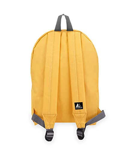 Everest Basic Backpack, Yellow, One Size - color: Yellow