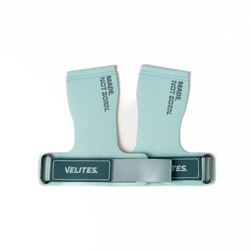 Velites - All Terrain Grips - Official Crossfit® Games Gymnastics Grips - No-Chalk Required - for All Bars & Surfaces - Includes Wristbands & Bag - color: Mint, size: X-Large