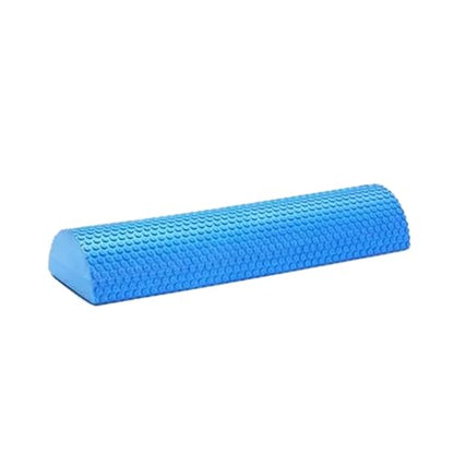 30-45cm Half Round EVA Massage Foam Roller Yoga Pilates Fitness Equipment Balance Pad Yoga Blocks With Massage Floating Point - color: F