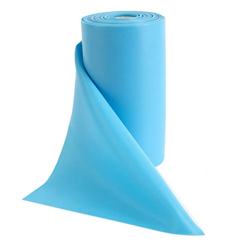 Resistance Band for Working Out | Super Exercise Bands 8,16,24 Yard Bulk Rolls |10 Strengths in Light Medium and Heavy Resistance Bands | Latex Free Workout Bands Including App and e-Book - size: 24 Yards, style: Medium +