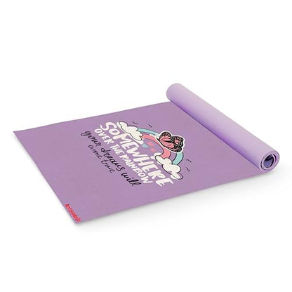 Antsy Pants Yoga Mat for Stretching and Yoga - color: Rainbow