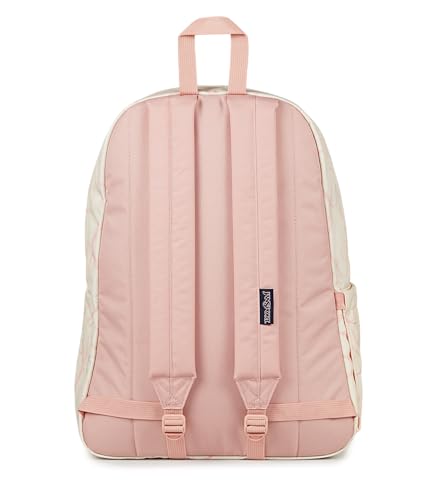 JanSport SuperBreak Plus Backpack with Padded 15-inch Laptop Sleeve and Integrated Bottle Pocket - Spacious and Durable Daypack for Work and Travel - Rows Of Bows - color: Rows of Bows