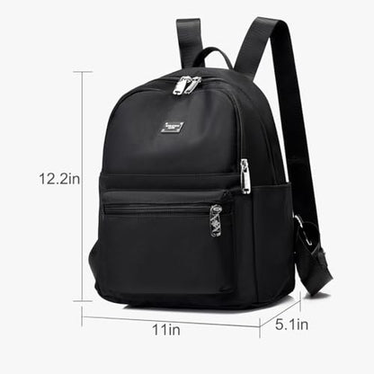 Backpack with Casual Aesthetic Daypack Simple Laptop Bag Waterproof Travel Rucksack for Women(Grey) - color: Grey