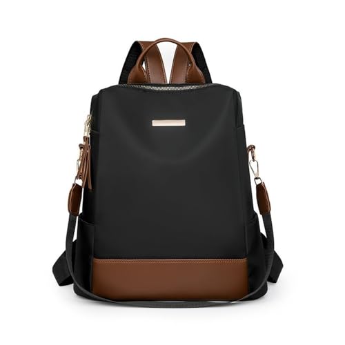 Casual and versatile commuter bag, simple and lightweight backpack, multi-functional and stylish shoulder bag(Blackcoffee) - color: Blackcoffee
