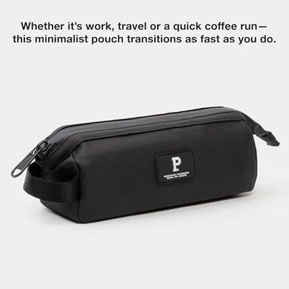 Portland Gear Cascade Pouch, Weatherproof Travel Electronic Organizer Bag, Wireframe Top For Easy Access, Compact and Versatile Design, 2L, Black - color: Black