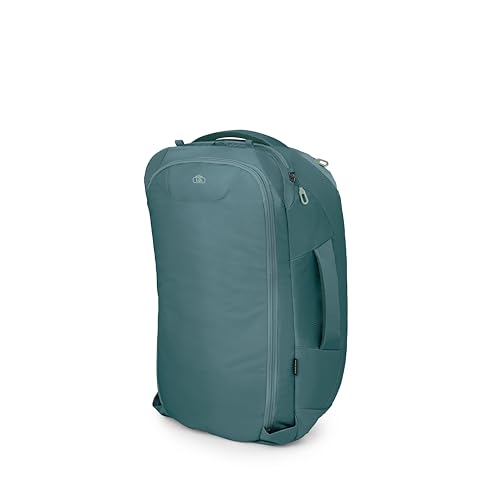Osprey Farpoint 40L Men's Travel Backpack - Carry On Bag with Laptop Sleeve and Toiletry Pocket, Cascade Blue/Torrent Blue - color: Cascade Blue Torrent Blue, style: 40l