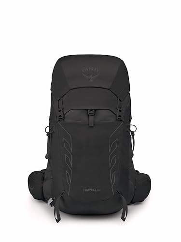 Osprey Tempest 33L Women's Lightweight Hiking Backpack - Daypack for Travel & Camping, Black/Coal Grey,Extended Fit - color: Black/Coal Grey, size: 33L - Extended Fit