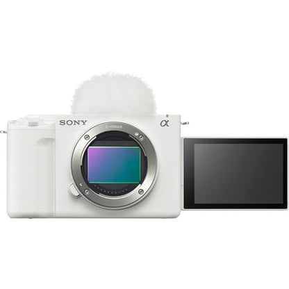 Sony ZV-E1 Mirrorless Camera (White) Bundle with Gadget Bag, 3-in-1 USB Type-C Card Reader & More - style: Starter