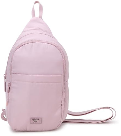 Reebok Unisex Crossbody Bag - Convertible Compact Durable Cross Body Bag for Women and Men - Gym and Travel Essentials, Size One Size, Thea II Ashen Lilac - color: Thea II Ashen Lilac