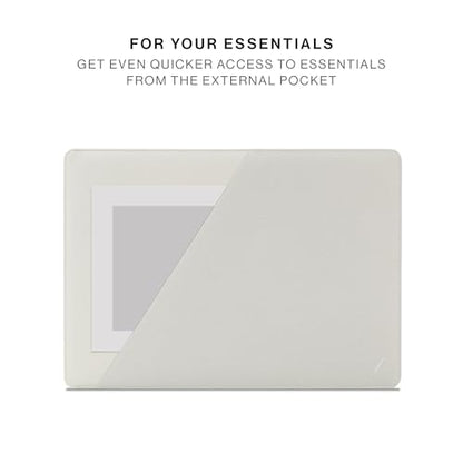 Native Union Stow Slim for MacBook Air 13” (2018 & Later), MacBook Pro 13” (2016 & Later) – Premium MacBook Sleeve with Easy-Access Magnetic Closure (Sandstone) - color: Sandstone, size: 14"