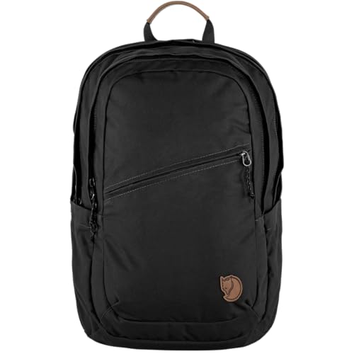 Fjällräven Raven 28 Backpack - Multi-Pocket Organization, Padded Support, Durable Fabric - Commuting, Travel, Black - color: Black