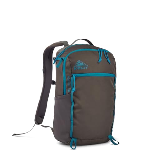 Kelty Asher Backpack, Daypack to Multi-Day Backpacking Capacity, Hiking, Lightweight Travel Pack, Internal Frame (18L Beluga) - color: Beluga/Stormy Blue, size: 18L