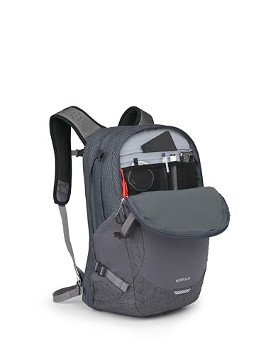 Osprey Nebula Commuter Backpack, Tungsten Soundwave/Grey Heather - color: Tungsten/Soundwave Grey Heather