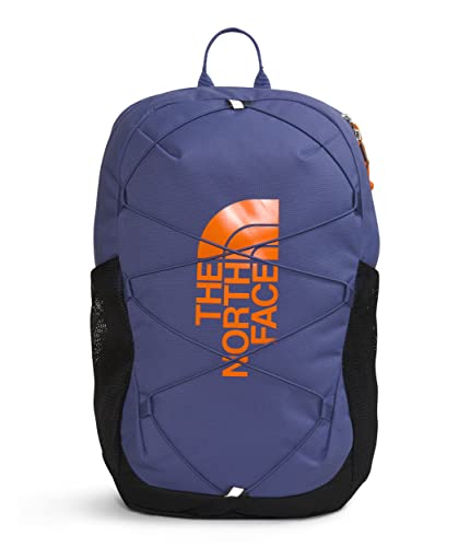 The North Face Kids' Court Jester Backpack, Cave Blue/TNF Black/Mandarin, One Size - color: Cave Blue/Tnf Black/Mandarin