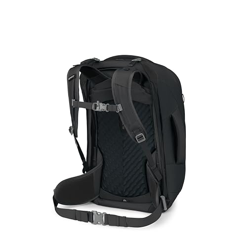 Osprey Fairview 55L Women's Travel Backpack - Carry On Bag with Personal Item Sized Detachable Daypack, Black - color: Black, style: 55l
