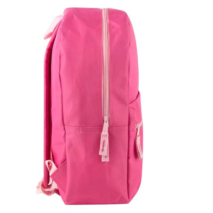 Trail maker 24 Pack- Classic 17 Inch Backpacks in Bulk Wholesale Back Packs for Boys and Girls (Pink) - color: Pink