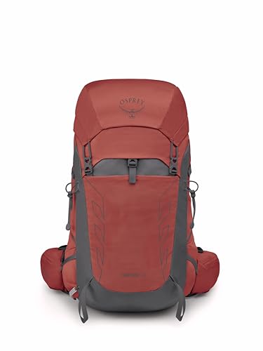 Osprey Tempest 33L Women's Lightweight Hiking Backpack - Daypack for Travel & Camping, Red Pampas/Coal Grey, Extended Fit - color: Red Pampas/Coal Grey, size: 33L - Extended Fit