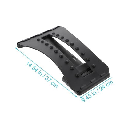 PartyKindom Back Arch Stretcher Spine Relief Device for Lower Back Neck Posture Correction Gentle Stretching Massage Tool for Home Use