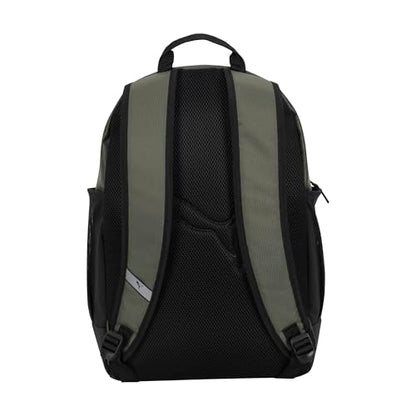 PUMA Fluid Backpack in Performance Airmesh with Laptop Sleeve & Padded Adjustable Straps, Green Moss, One Size - color: Green Moss