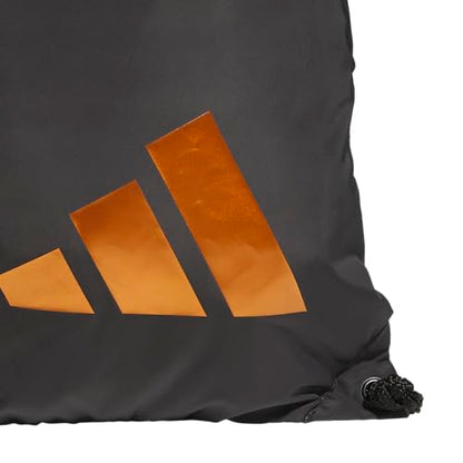 adidas Ready Sackpack – Drawstring Backpack Gym Bag, 13L - color: Carbon Grey/Thermal Gold Metallic