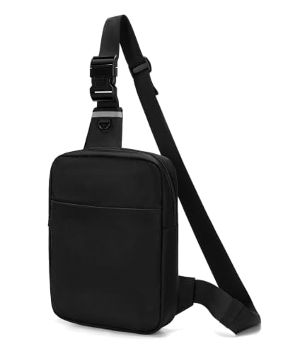 OSOCE Sling Bag, RFID Anti-Theft Lightweight - color: Black - Standard, size: X-Large