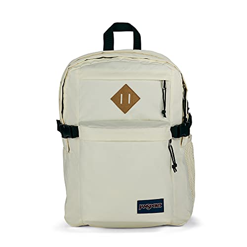 JanSport Main Campus Backpack - Travel or Work backpack w 15-Inch Laptop Sleeve and Dual Water Bottle Pockets, Coconut - color: Coconut