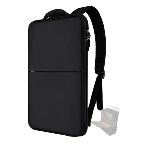 ZINZ Slim & Expandable Laptop Backpack 17 inch Travel Business Backpack Water Resistant Daypack Bookpack for Most 17 inch NoteBooks，Black - color: Black