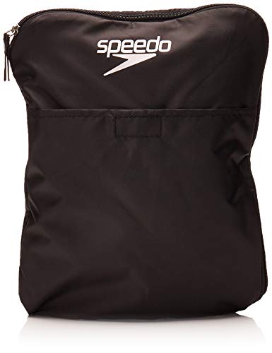 Speedo Unisex-Adult Drawstring Deluxe Ventilator Mesh Equipment Bag - color: Speedo Black