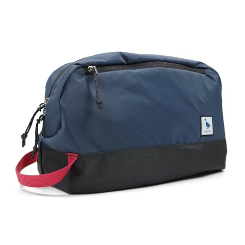 Travel Toiletry Bag 8L, Large Packing Cube with Waterproof TPU Wet/Dry Compartment - color: Blue Abyss, size: 8L