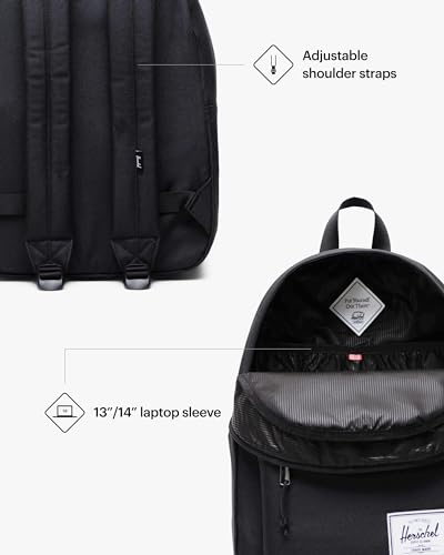 Herschel Supply Co. Classic Backpack, Black, Mod - 20L - color: Black, size: Mod - 20L