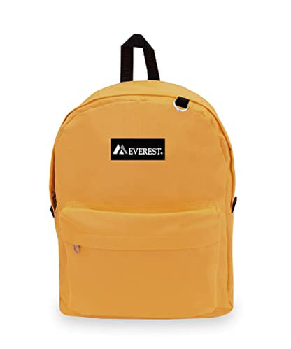Everest 2045CR Classic Backpack, 16.5", Yellow - color: Yellow, size: One Size