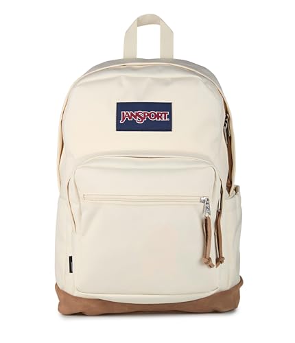 JanSport Right Pack Backpack - Durable Daypack with Padded 15" Laptop Sleeve, Spacious Main Compartment & Integrated Water Bottle Pocket - Moon Flower - color: Moon Flower