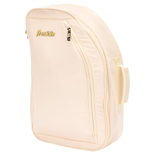 Franklin Sports Parker Pickleball Paddle Bag Backpack + Tote - Vanilla