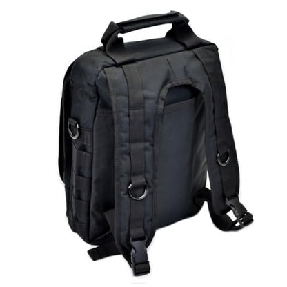 TORCH MOLLE Urban Commuter Backpack Laptop Bag Rucksack for Hiking Cycling Crossfit Light Rucking EDC Gear V2 (Black) - color: Black