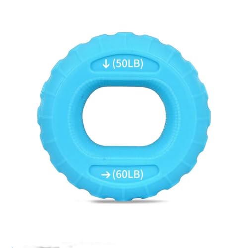 5pcs silicone grip ring, grip device, fitness rubber ring, hand strength and palm flexibility workout equipment set