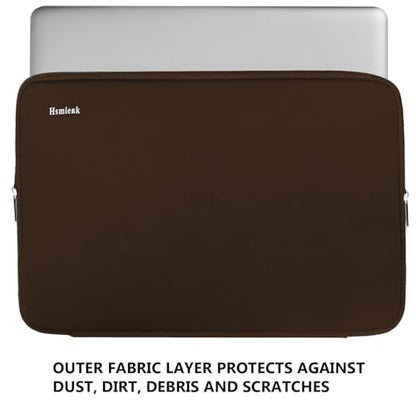 15.6 Inch Laptop Case, Durable Shockproof Protective Cover Computer Sleeve Briefcase Carrying Bag Compatible with 15.6" HP, ASUS, Lenovo, Acer, Notebook, Ultrabook, Chromebook, Brown - color: Brown, size: 15.6 Inch