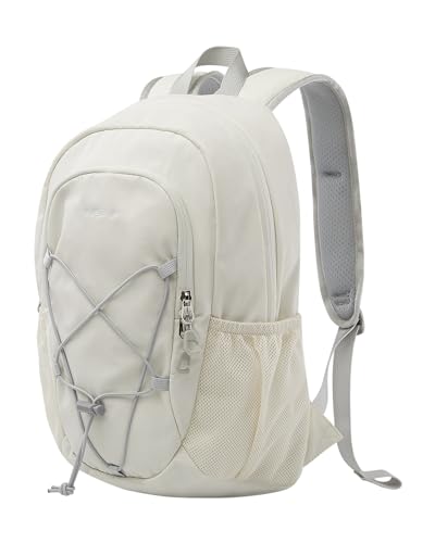 WATERFLY 12L Small Hiking Backpack: Day Pack Lightweight Travel Bag Camping Fitness Cycling Outdoor Sports Daypack For Women Men - color: Beige