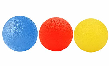 3-pack Stress Relief Balls. Hand Exercise Balls. Hand Therapy Balls. Hand Grip Balls Hand Squeeze Balls Kits for Physical Rehabilitation & Grip Strengthene