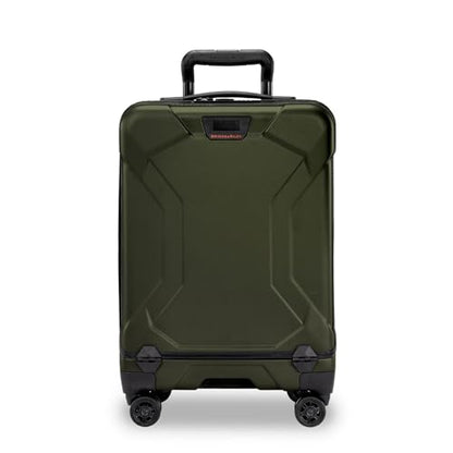 Briggs & Riley 21 Inch International Carry-On Luggage with Wheels - Small Rolling Hard Shell Heavy Duty Suitcase with Laptop Compartment - 360 Spinner Wheels - Torq Collection - Hunter Green - color: Hunter, size: 21"