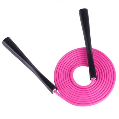 YUEDONG Cardio Jump Rope for Women & Men, 5mm PVC Fitness Rope for Weight Loss & Home Workouts - color: BLACK