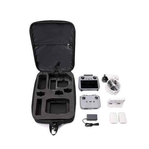 Backpack Case for DJI Flip, Travel Carrying Storage Shoulder Bag EVA Protective Cover Shell can Store Flip Drone Accessories, RC2 or RC-N3 Remote, Charging Hub Batteries Portable Organizer