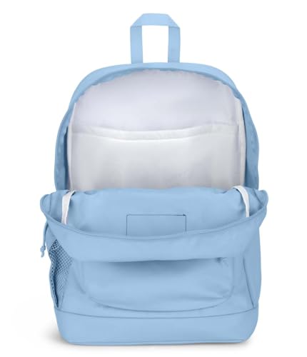 JanSport Cross Town Plus Backpack - Large Main Compartment, Side Water Bottle Pocket, 15-Inch Padded Laptop Sleeve - Blue Dusk - color: Blue Dusk