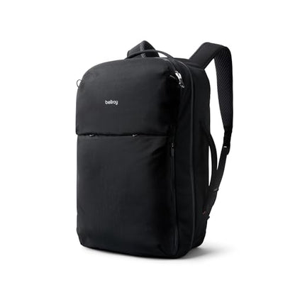 Bellroy Lite Travel Pack 38L (carry-on backpack, large travel backpack for international travelers, with laptop pocket, interior packing cells and tuck-away shoulder straps) - Black - color: Black