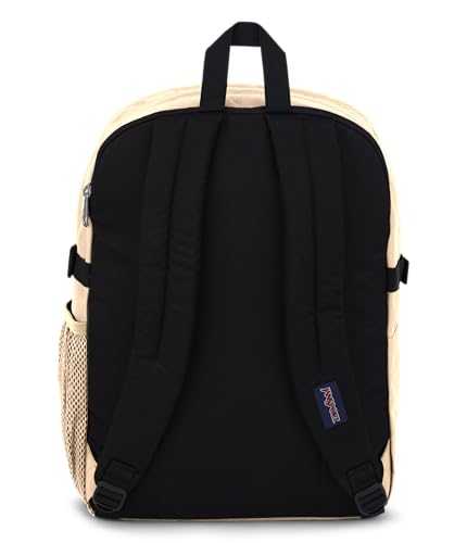 JanSport Main Campus Backpack - Travel or Work Backpack with 15-Inch Laptop Sleeve and Dual Water Bottle Pockets, Travertine - color: Travertine